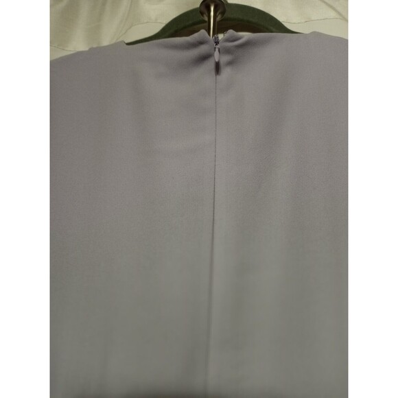 Gal Meets Glam Seraphina Bodice Midi Dress Lavender Size 8. Short Sleeve V-Neck - Picture 14 of 16